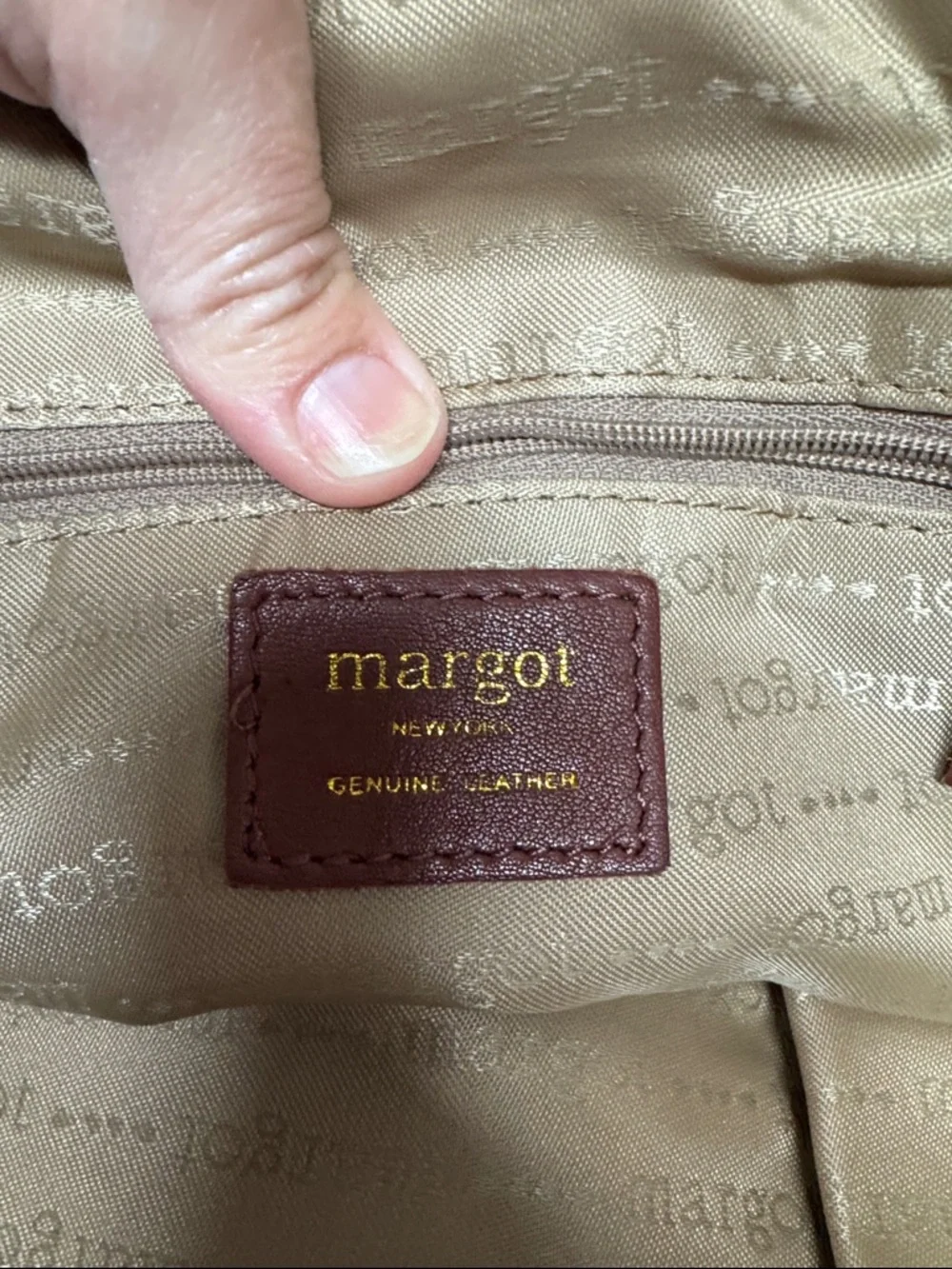 Margot Leather Backpack – Cognac Brown - Picture 4 of 6